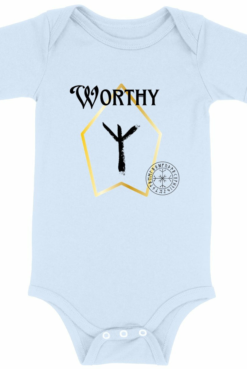 Worthy Vikine Rune: Baby Onesie
