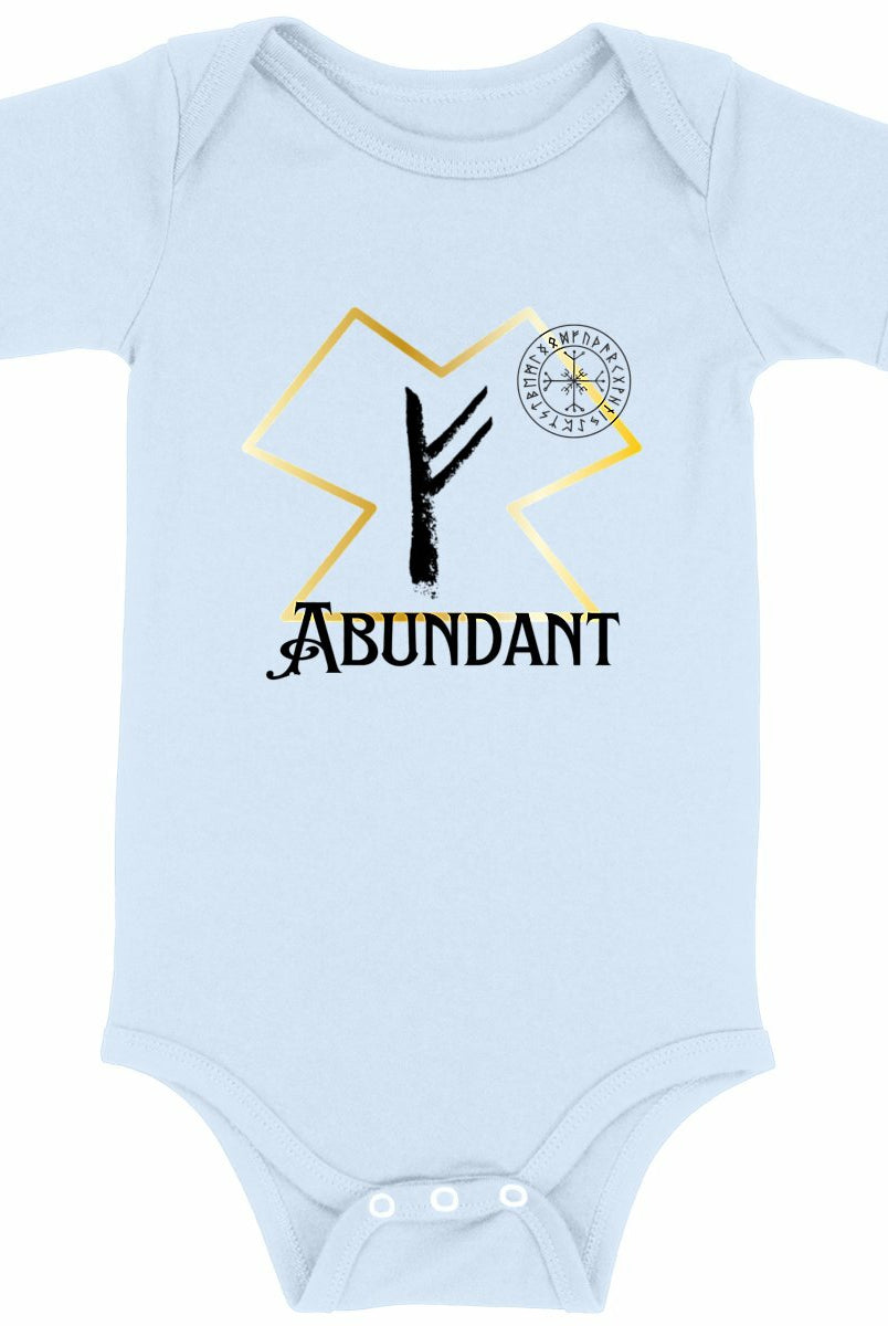 Abundant Viking Rune: Baby Onesie