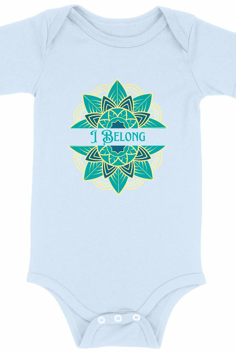 I Belong Mandala: Baby Onesie
