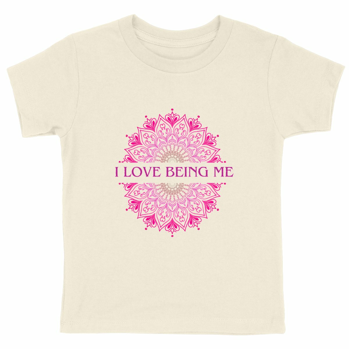I Love Being Me Mandala: Kid's T-Shirt