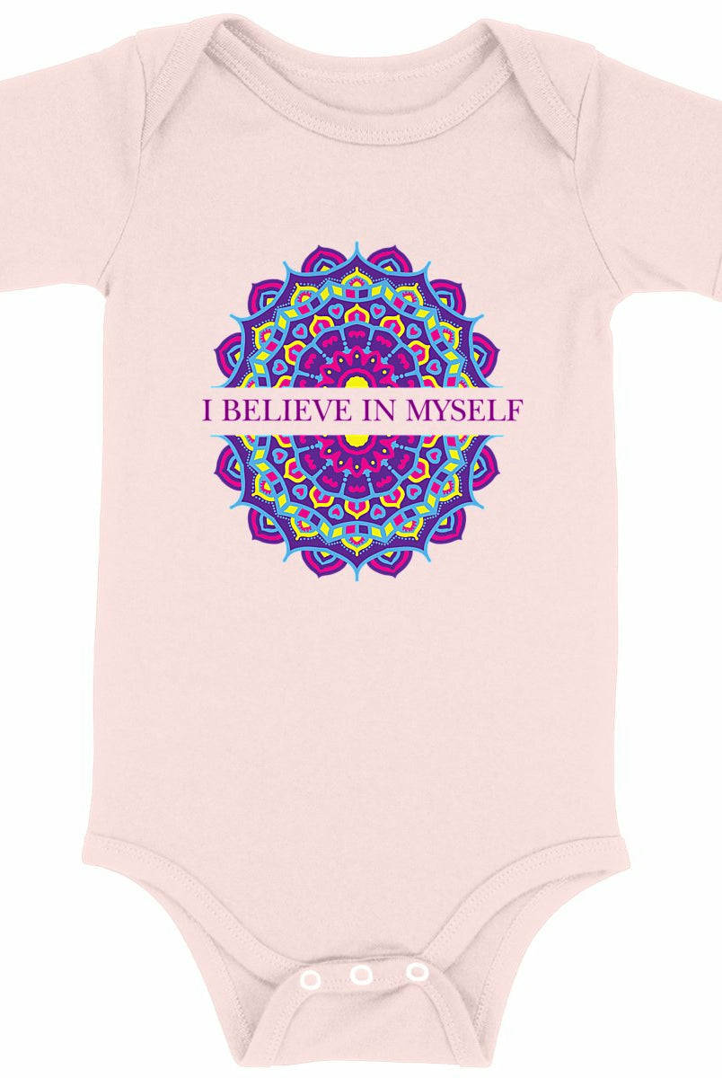 I Believe In Myself Mandala: Baby Onesie