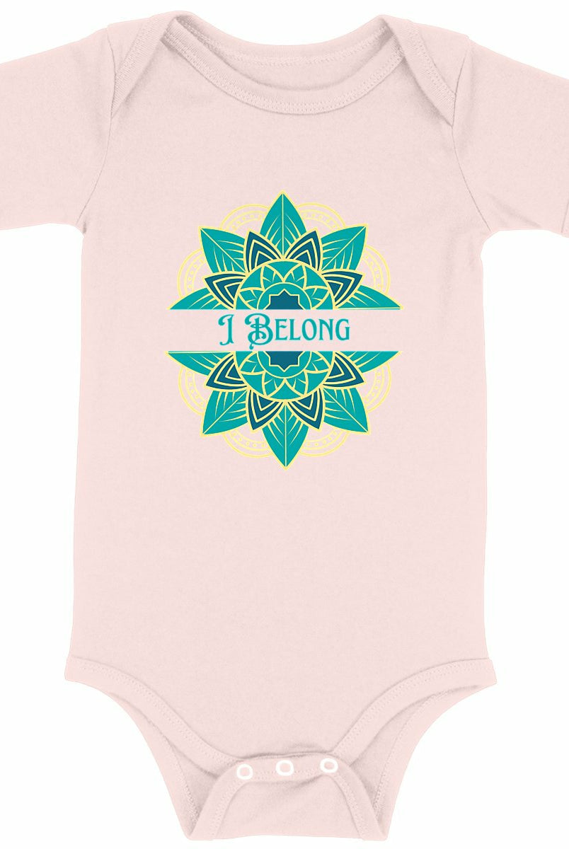 I Belong Mandala: Baby Onesie