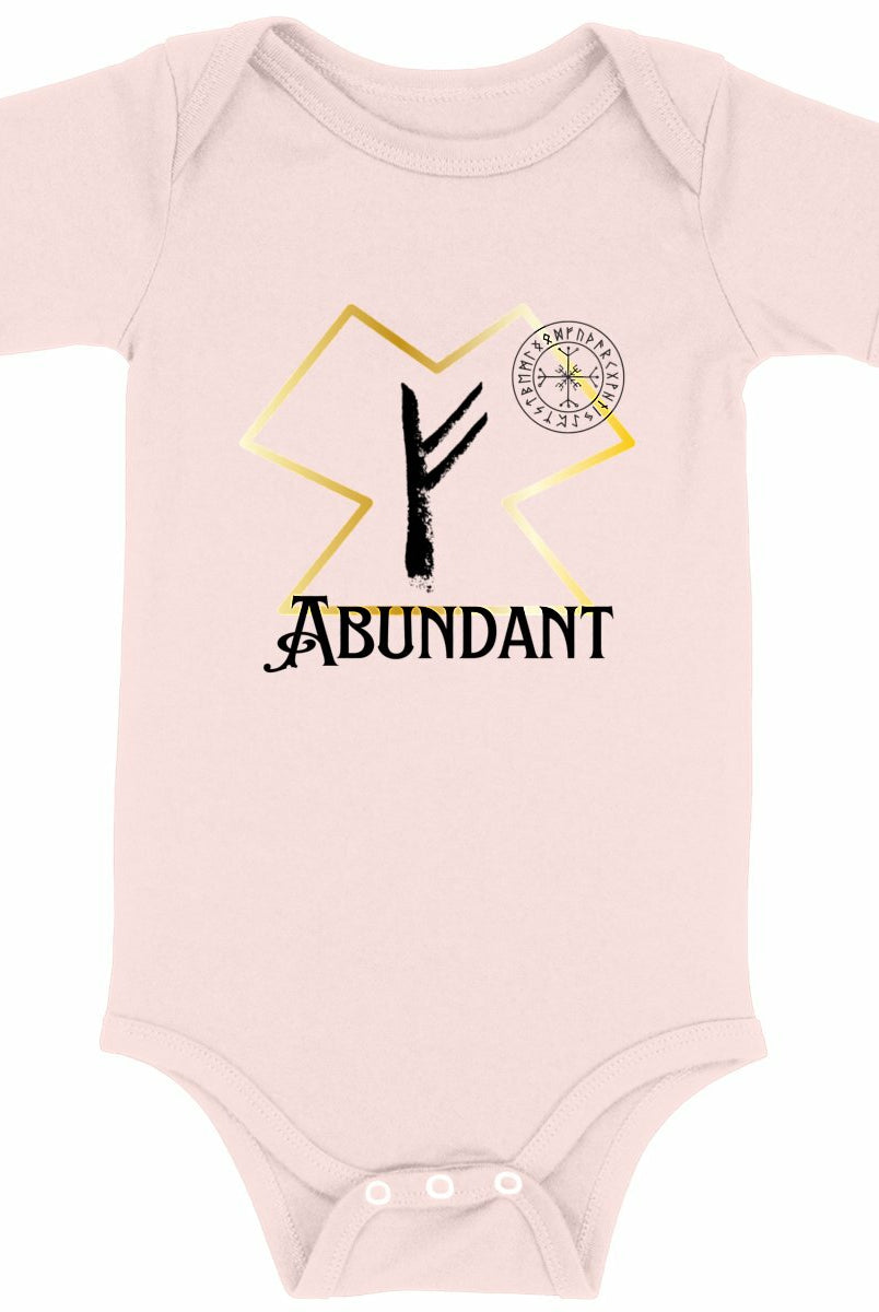 Abundant Viking Rune: Baby Onesie
