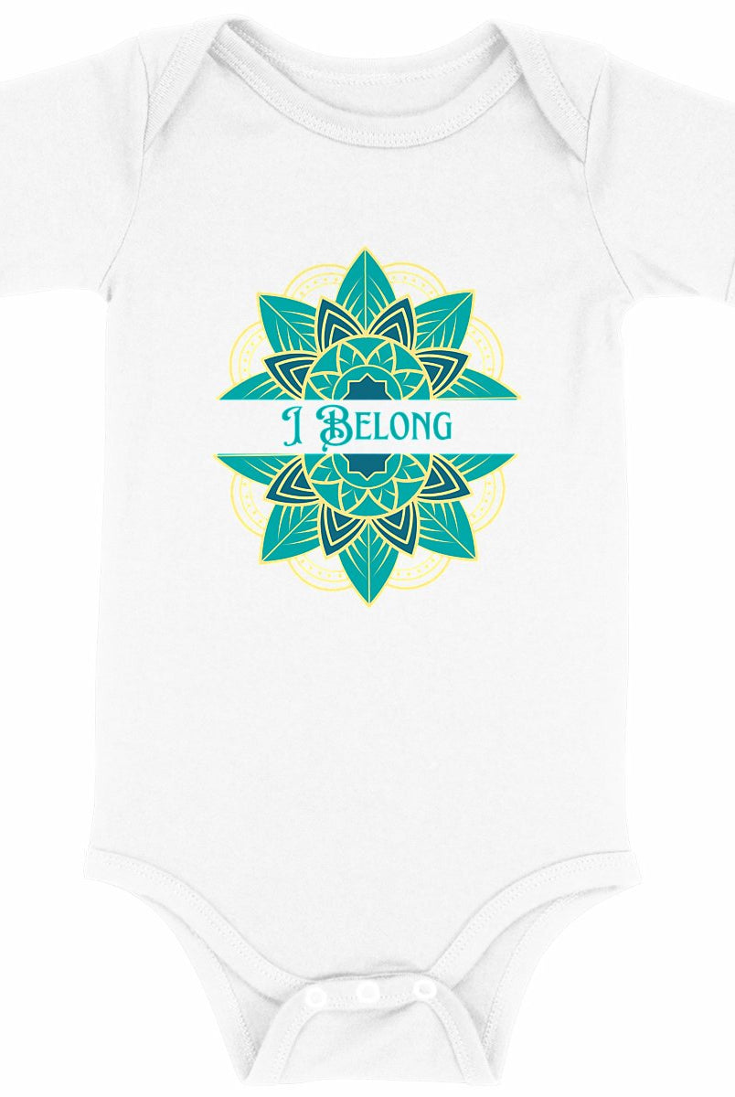 I Belong Mandala: Baby Onesie