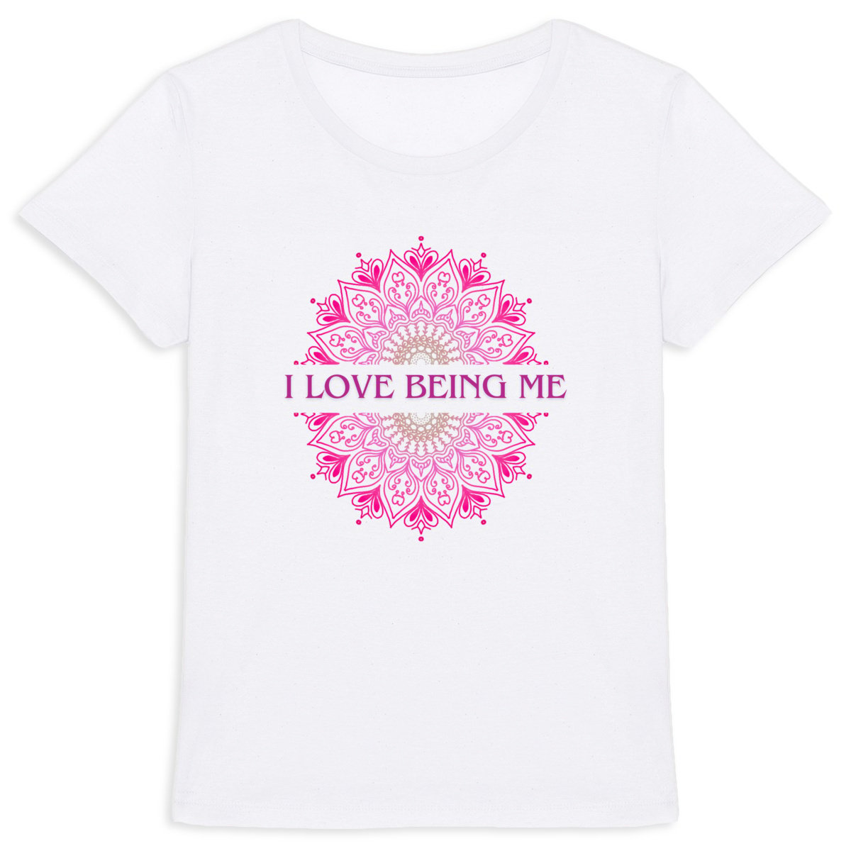 I Love Being Me Mandala: Women's T-Shirt