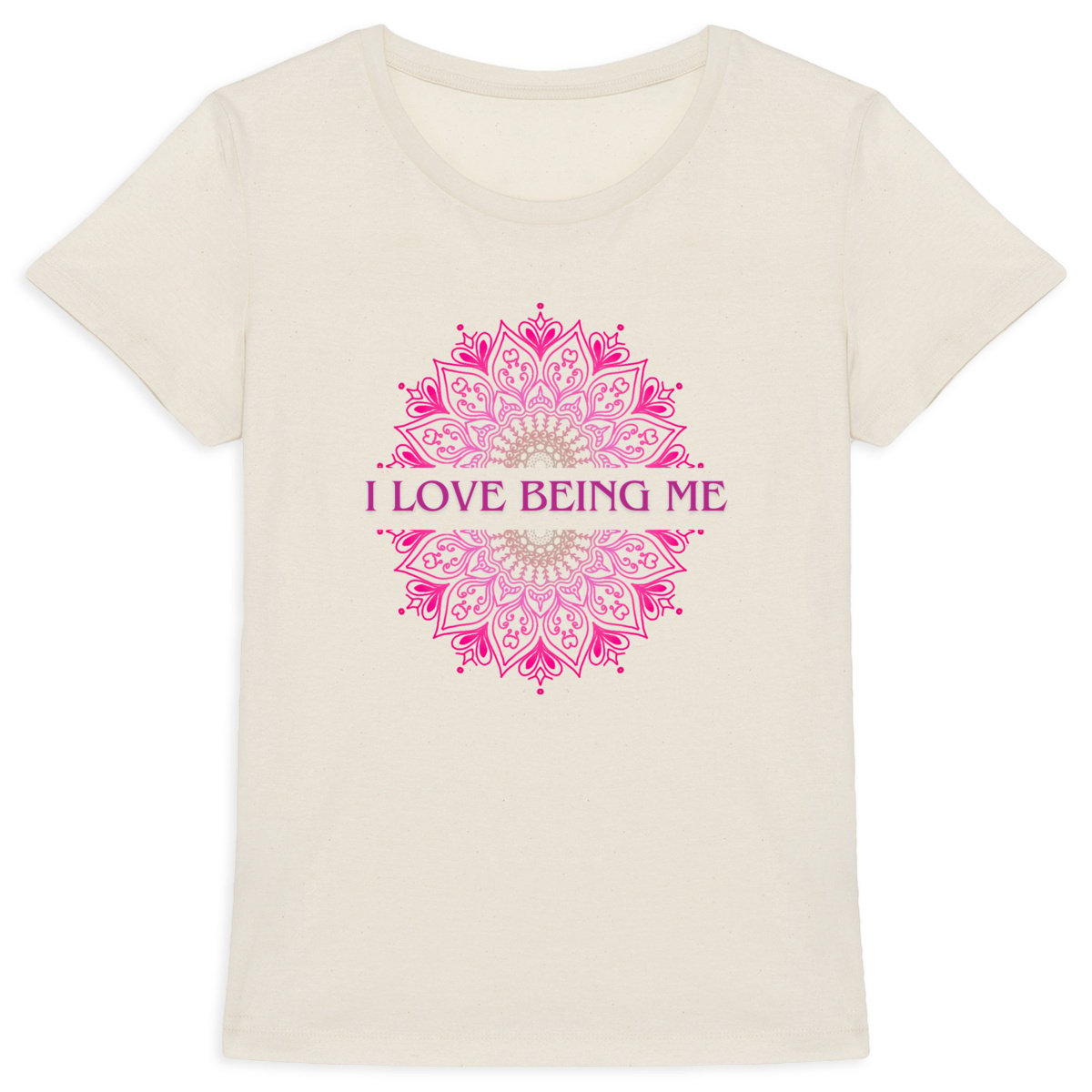 I Love Being Me Mandala: Women's T-Shirt