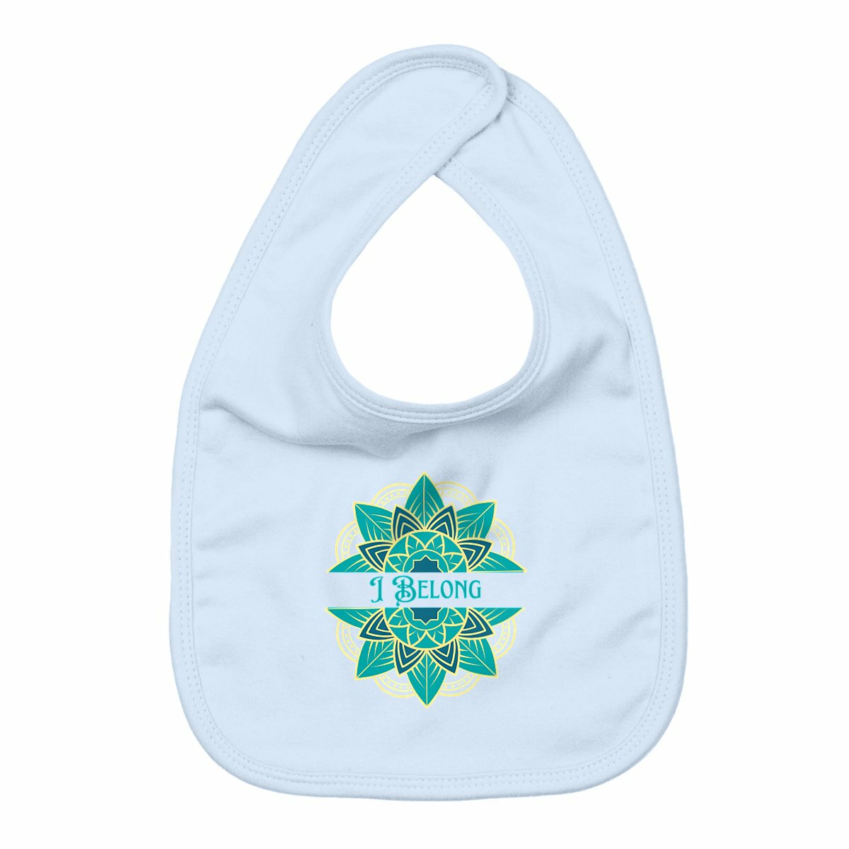 I Belong Mandala: Baby Bib