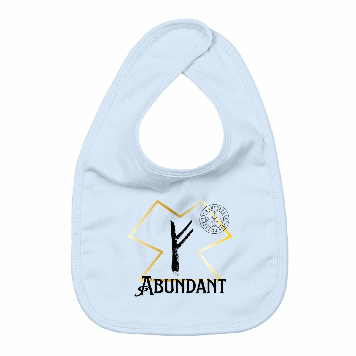 Abundant Viking Rune: Baby Bib