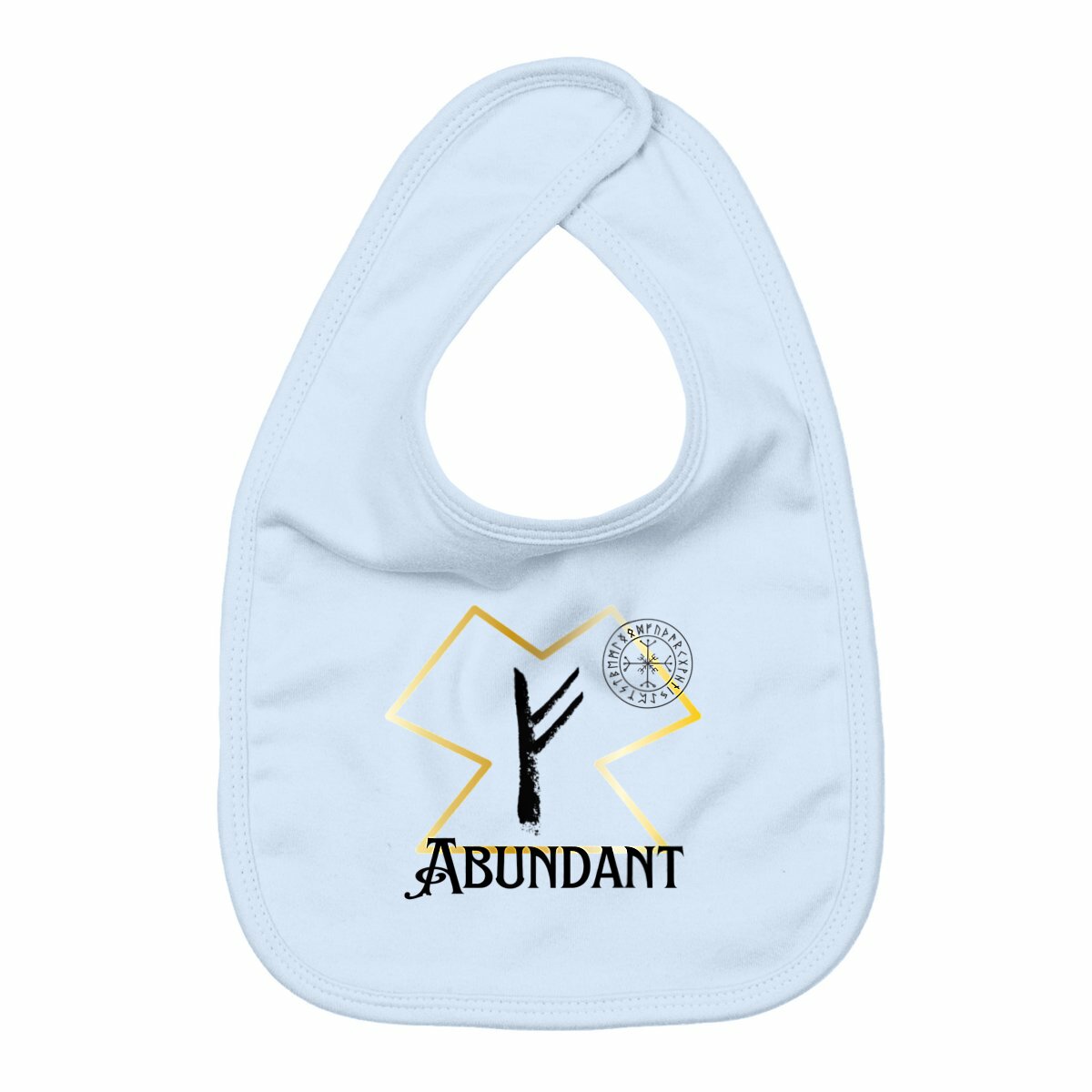 Abundant Viking Rune: Baby Bib