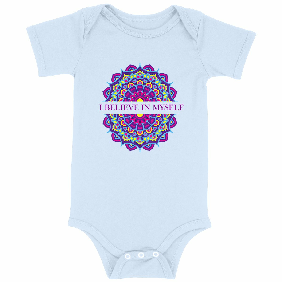 I Believe In Myself Mandala: Baby Onesie