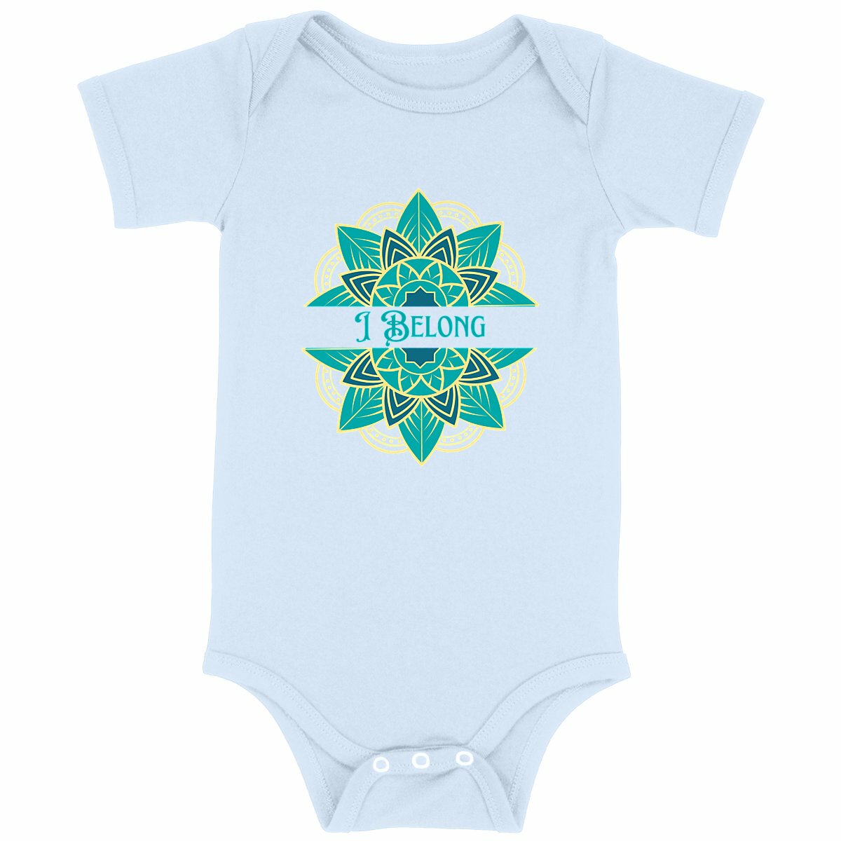 I Belong Mandala: Baby Onesie