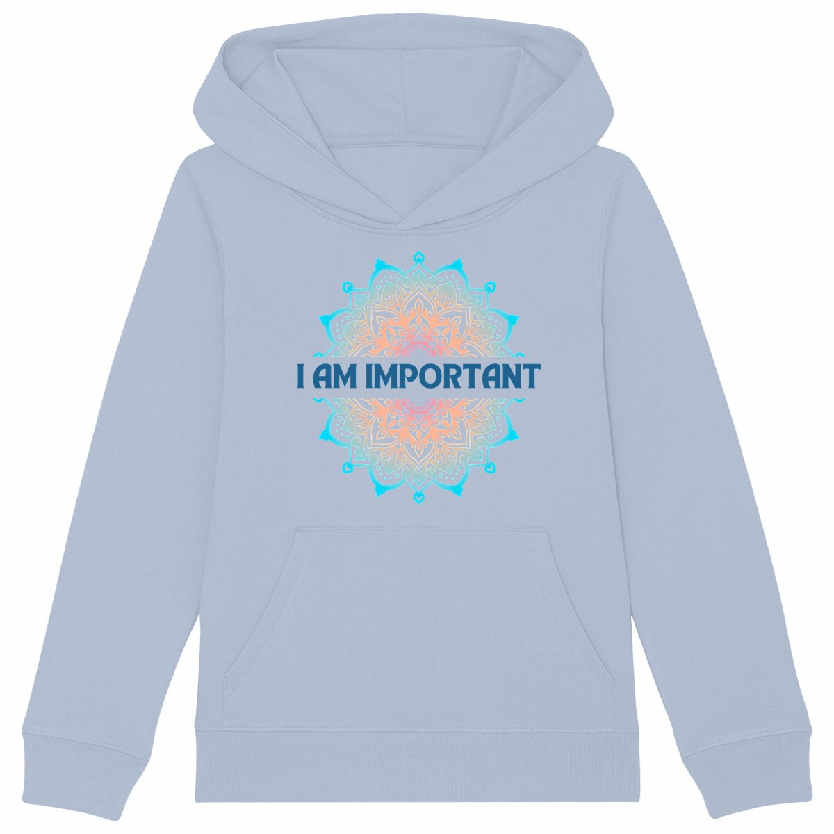 I Am Important Mandala: Kid's Hoodie