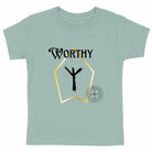 Worthy Viking Rune: Kid's T-Shirt