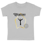 Worthy Viking Rune: Kid's T-Shirt