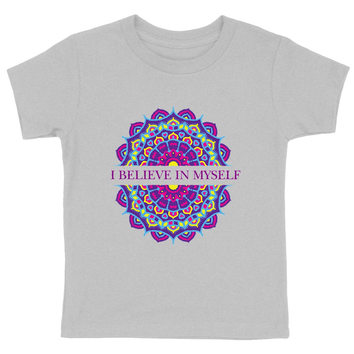 I Believe In Myself Mandala: Kid's T-Shirt