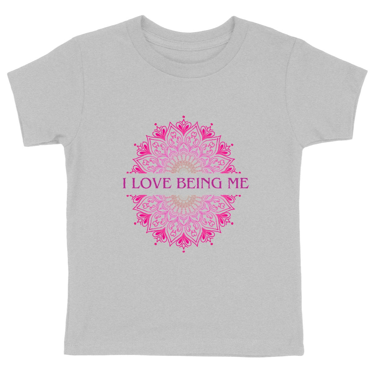 I Love Being Me Mandala: Kid's T-Shirt