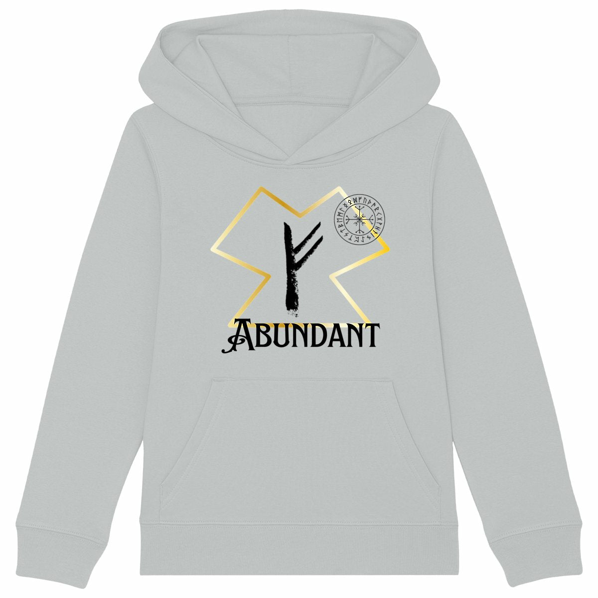 Abundant Viking Rune: Kid's Hoodie