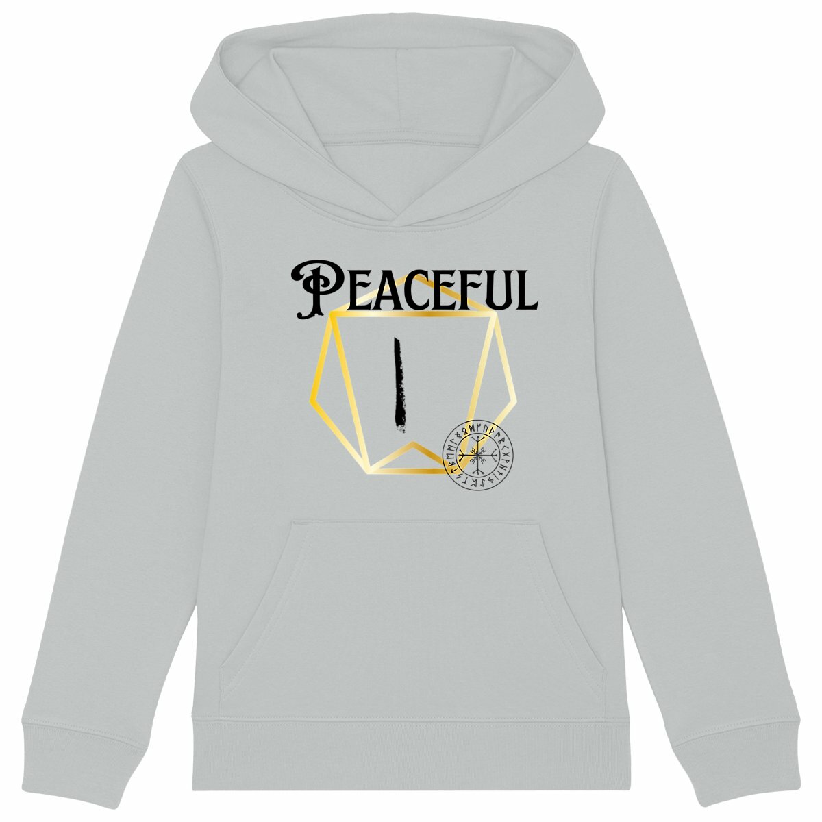 Peaceful Viking Rune: Kid's Hoodie