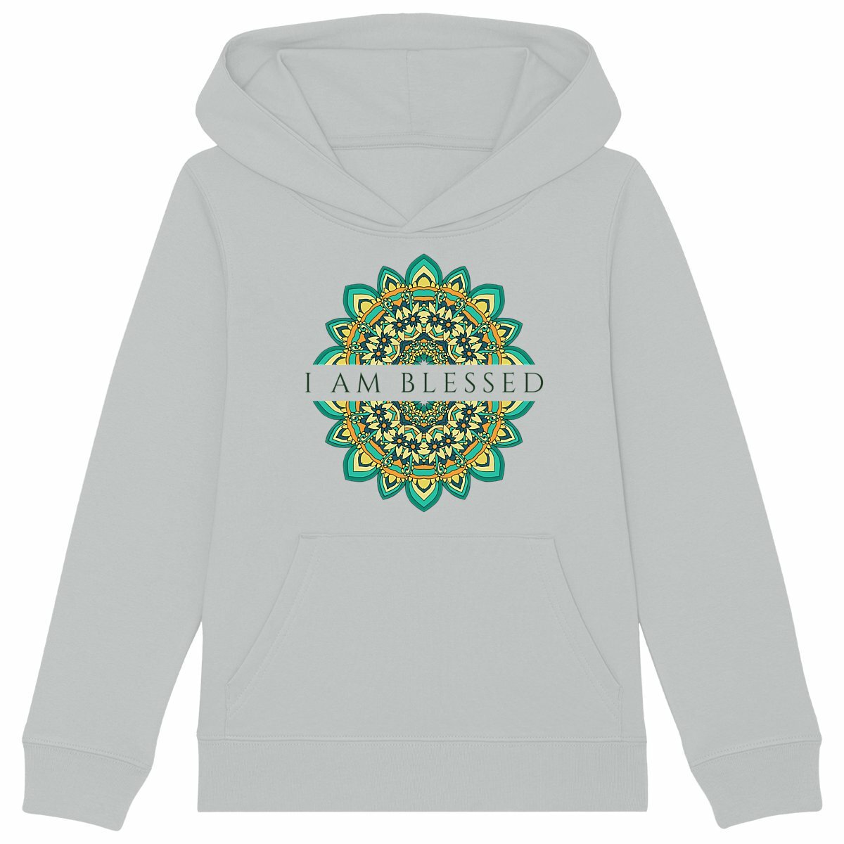 I Am Blessed Mandala: Kid's Hoodie