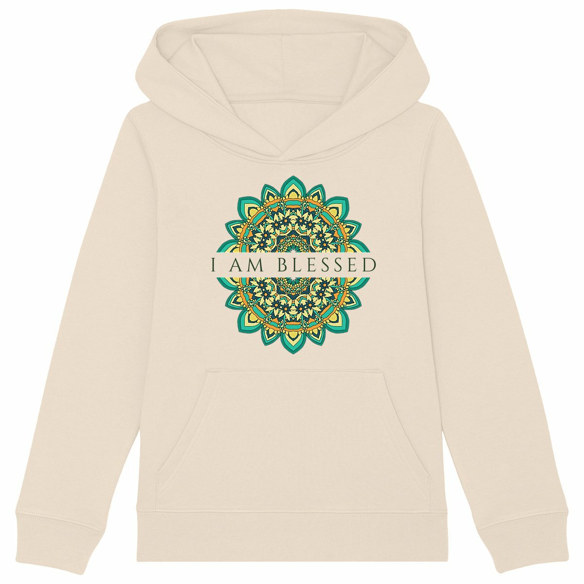 I Am Blessed Mandala: Kid's Hoodie