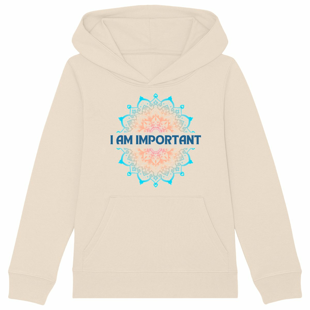 I Am Important Mandala: Kid's Hoodie