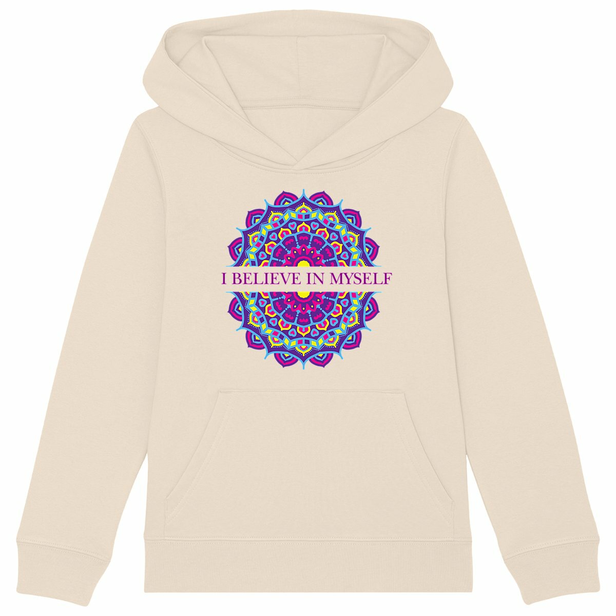 I Believe In Myself Mandala: Kid's Hoodie