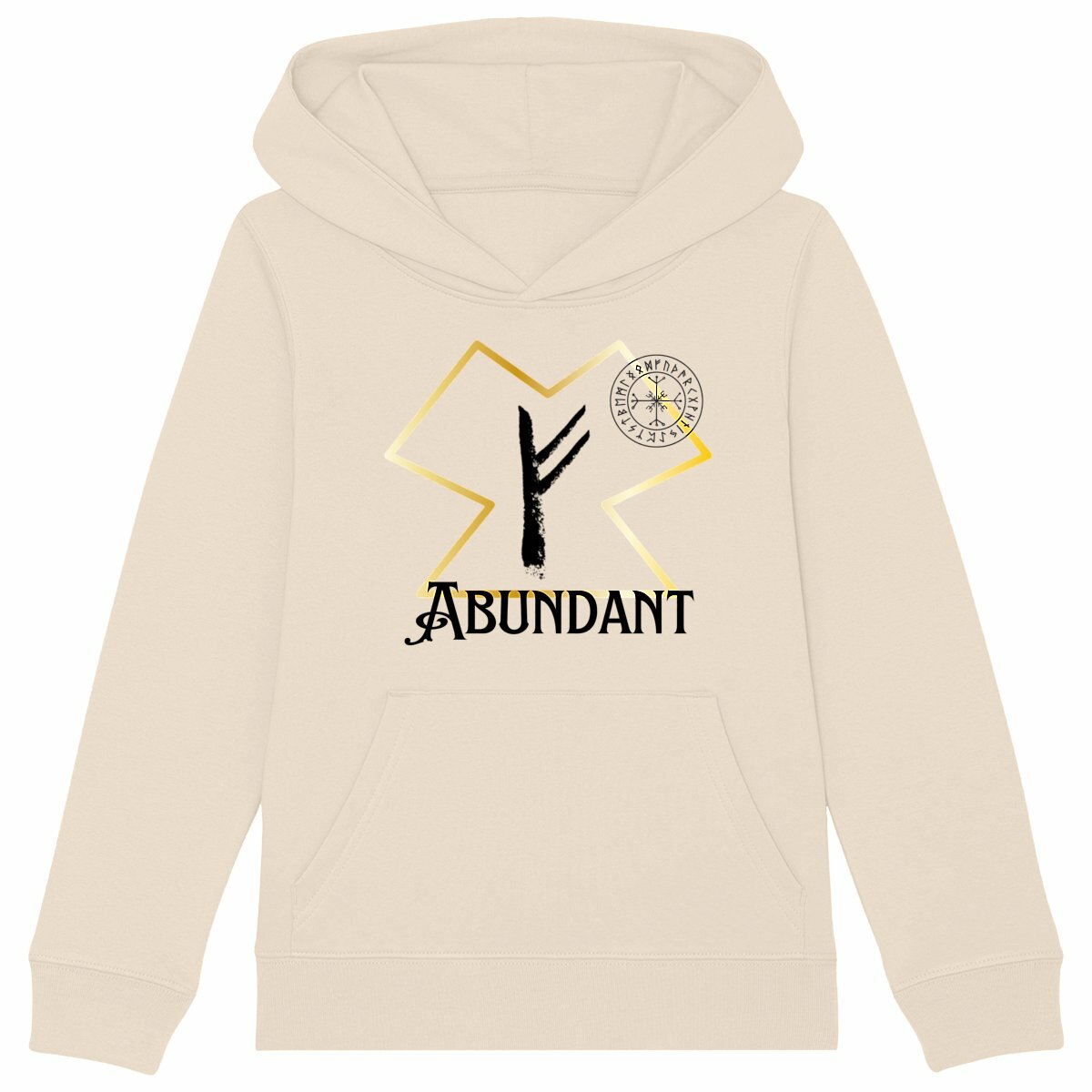 Abundant Viking Rune: Kid's Hoodie