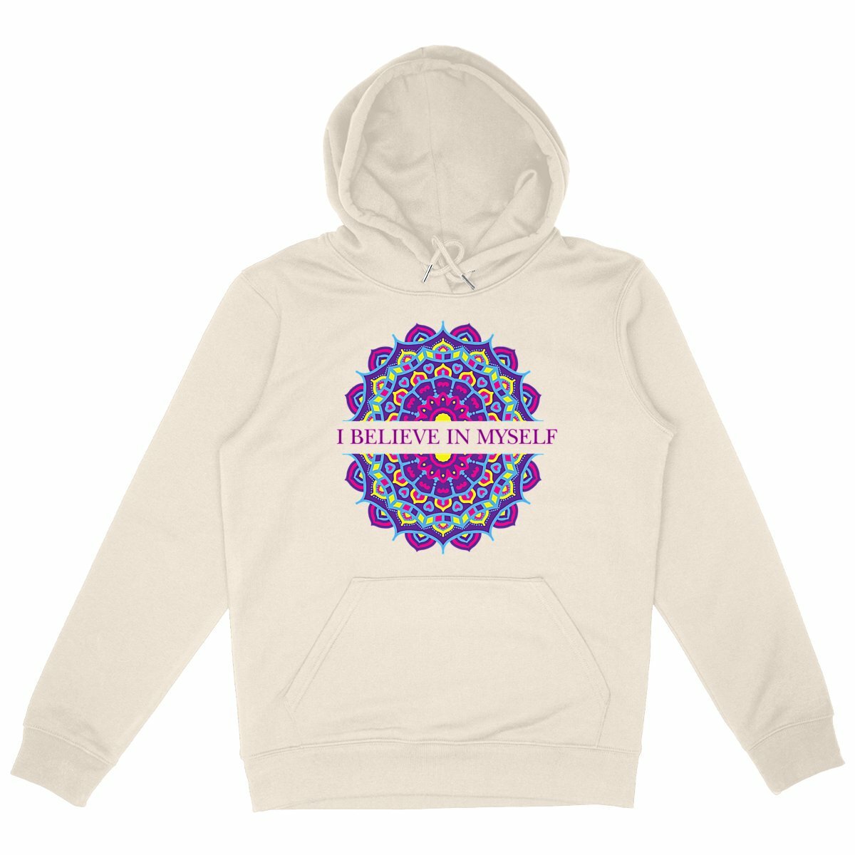 I Believe In Myself Mandala: Unisex Hoodie