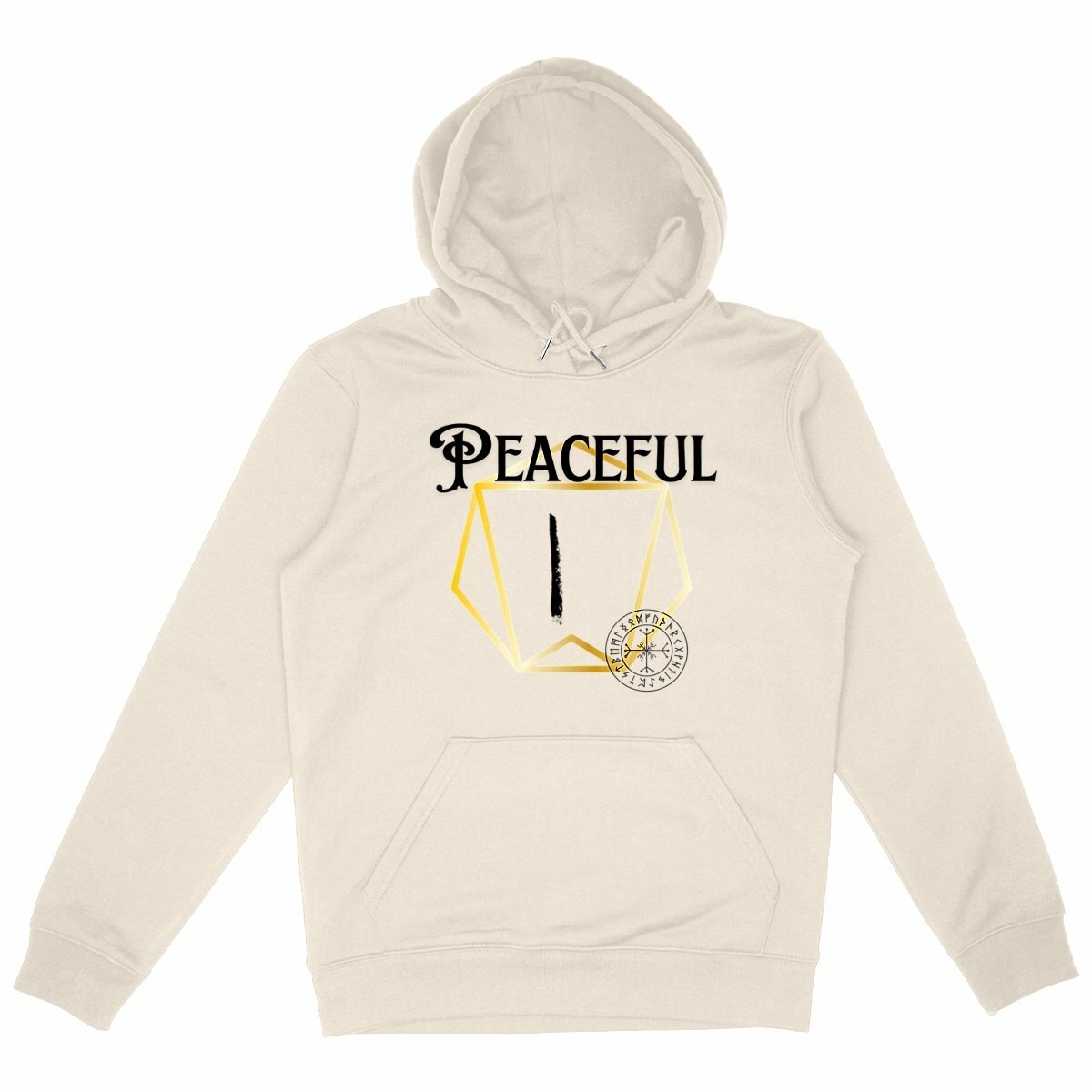 Peaceful Viking Rune: Unisex Hoodie