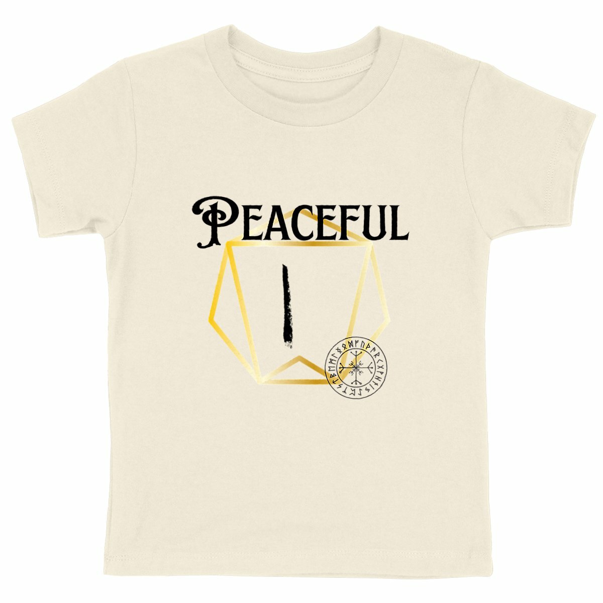 Peaceful Viking Rune: Kid's T-shirt