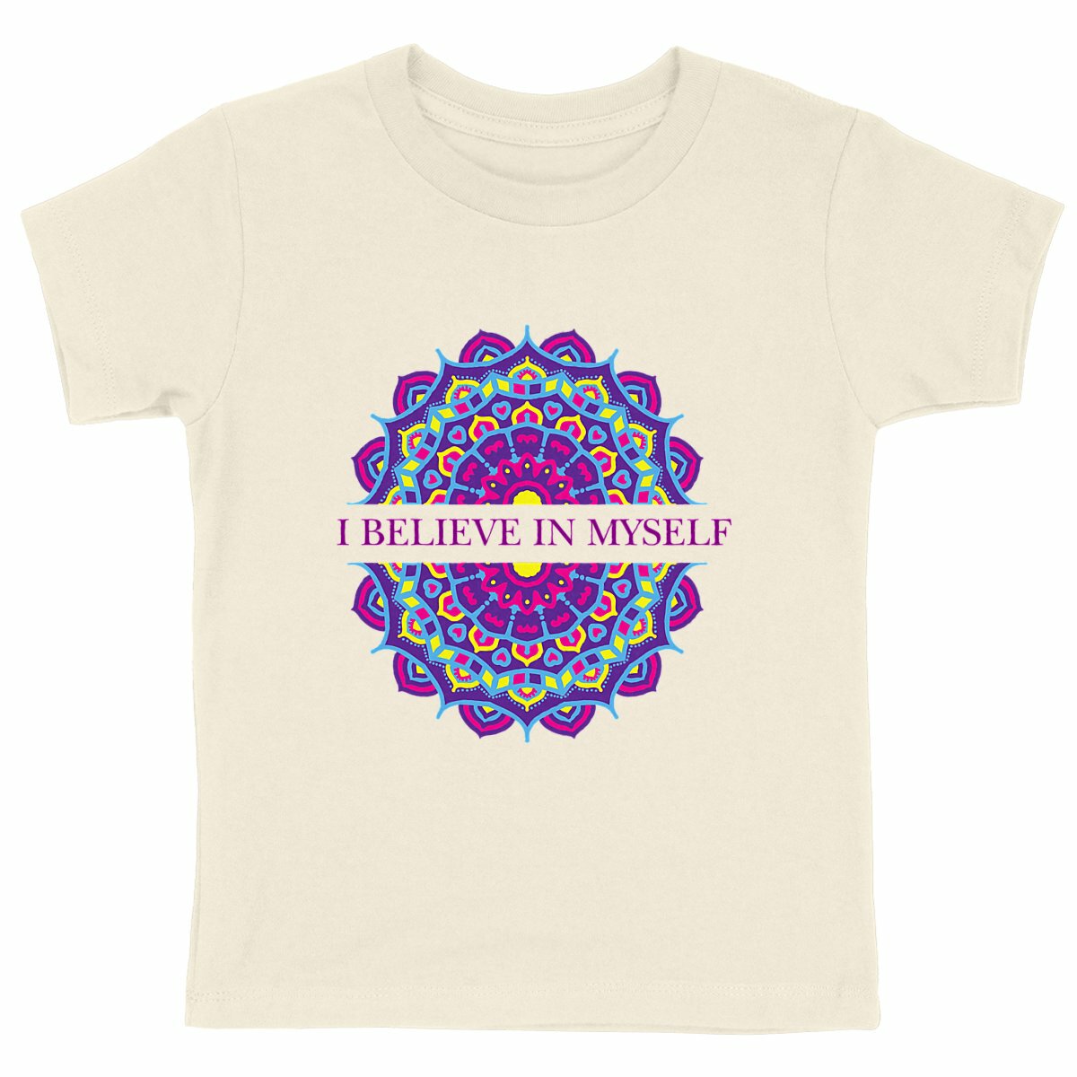 I Believe In Myself Mandala: Kid's T-Shirt