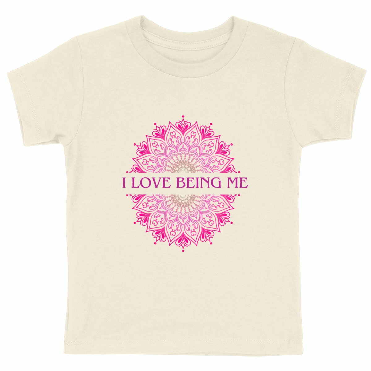 I Love Being Me Mandala: Kid's T-Shirt