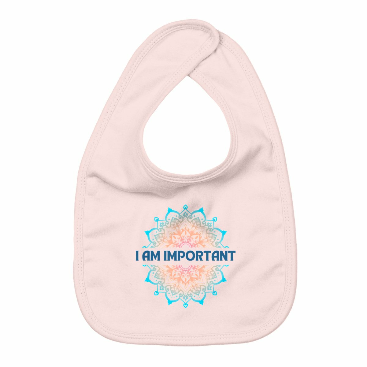 I Am Important Mandala: Baby Bib