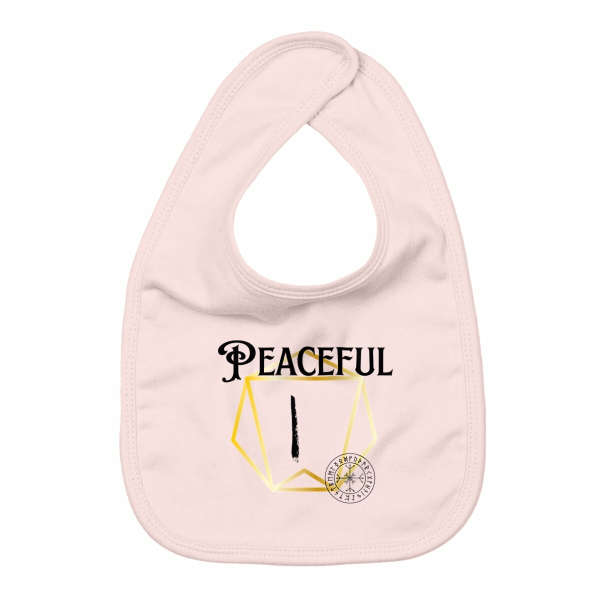 Peaceful Viking Rune: Baby Bib