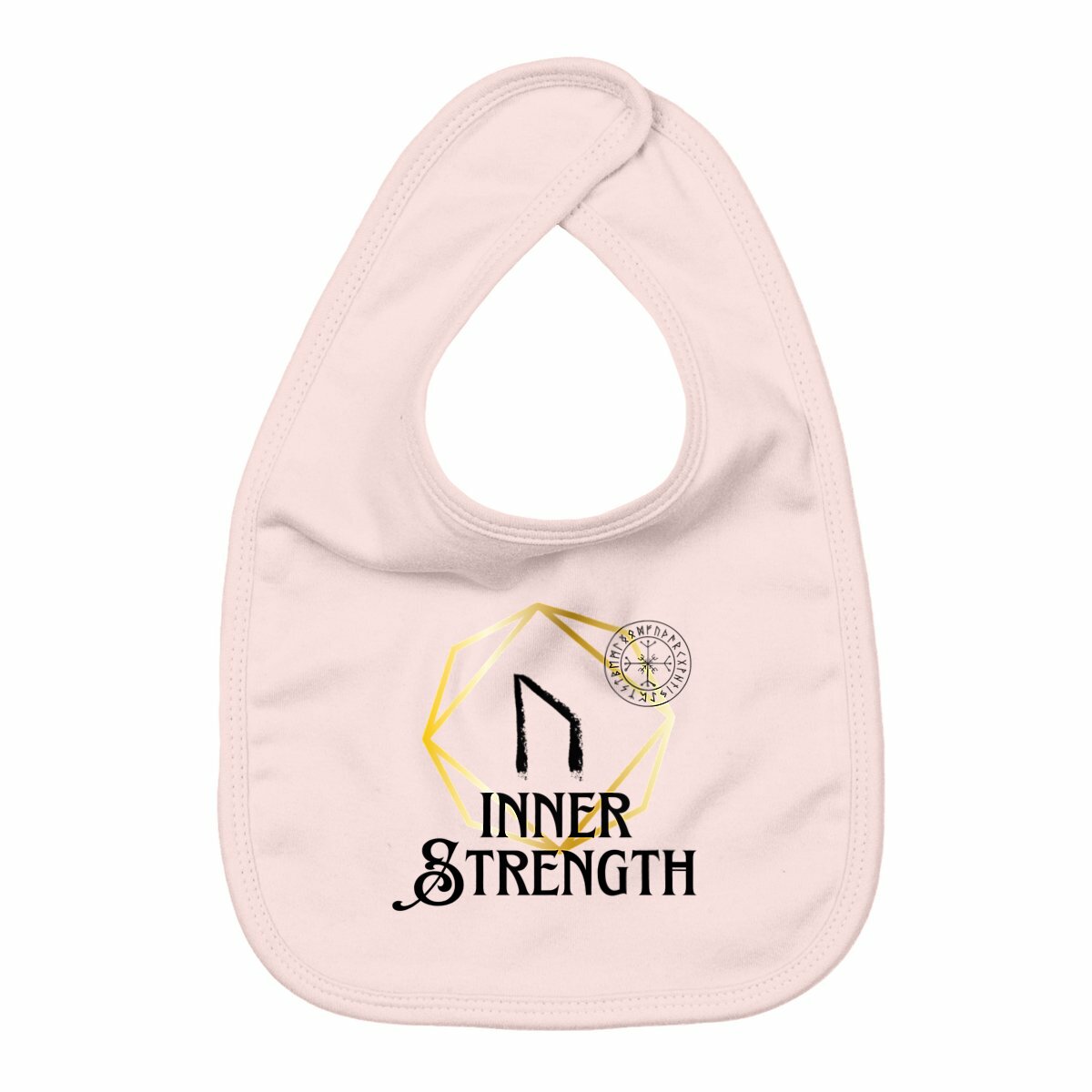 Inner Strength Viking Rune: Baby Bib