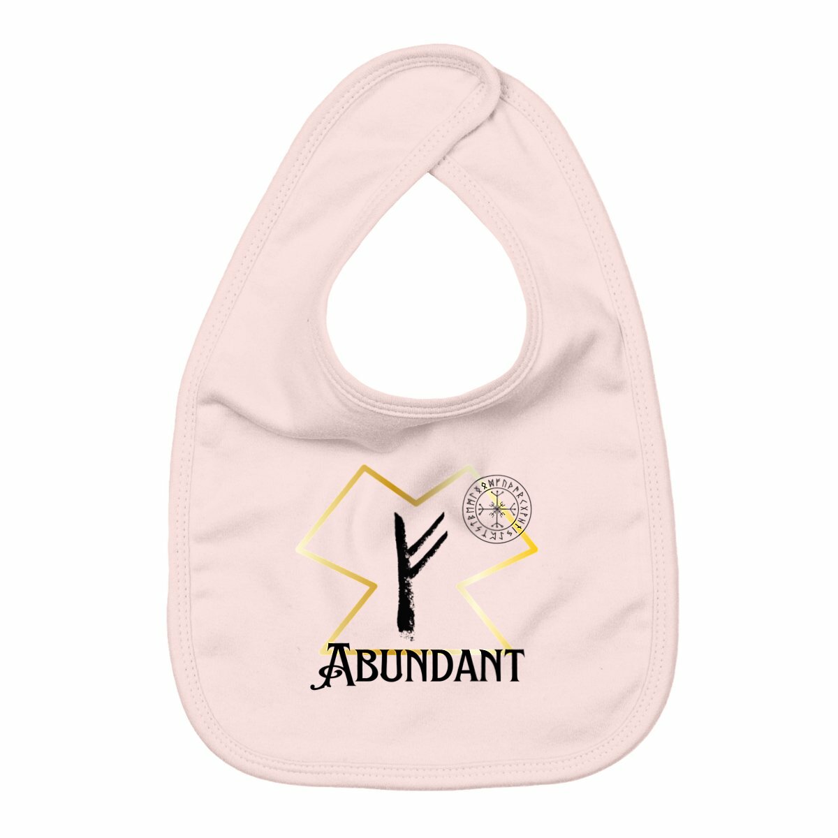 Abundant Viking Rune: Baby Bib