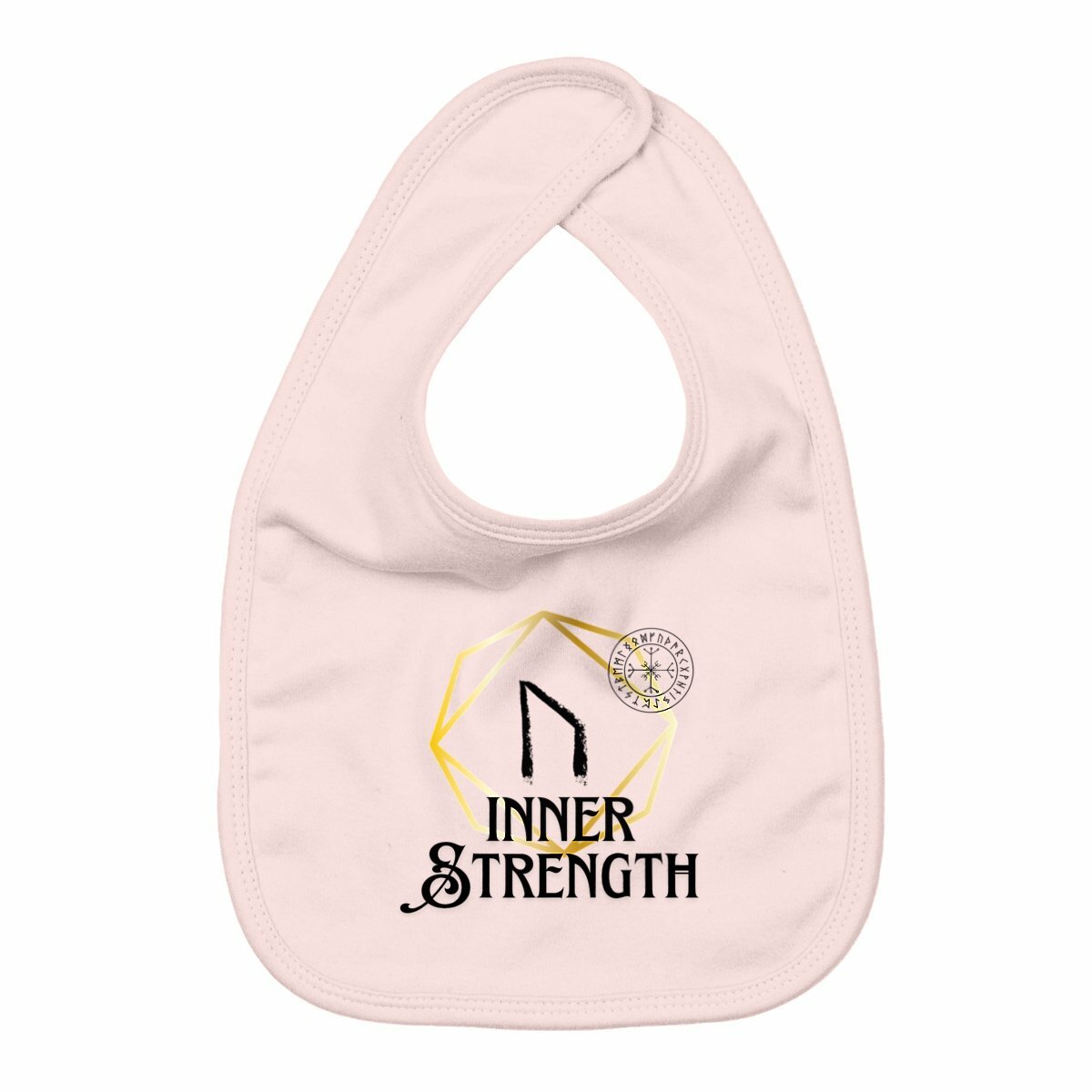 Inner Strength Viking Rune: Baby Bib