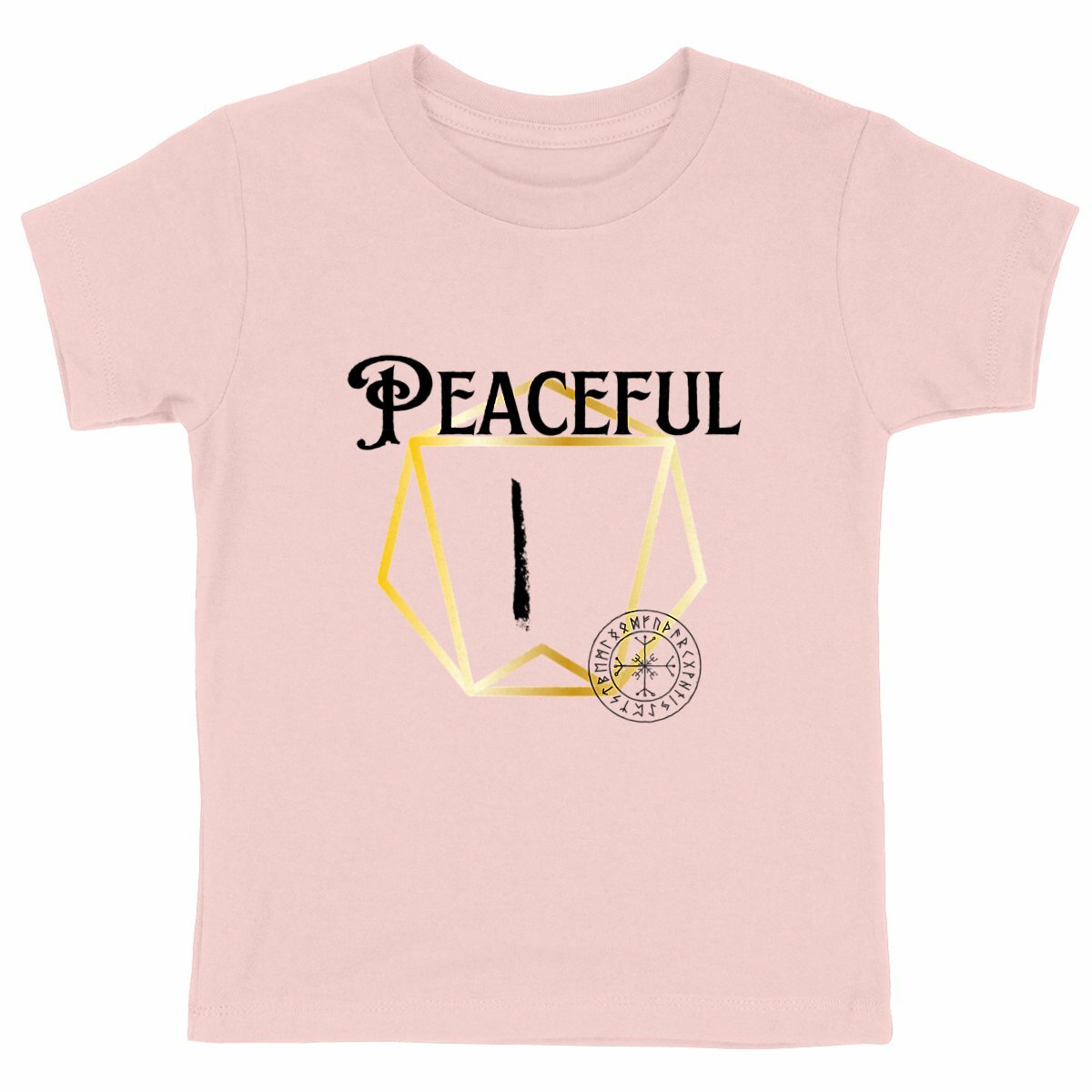 Peaceful Viking Rune: Kid's T-shirt