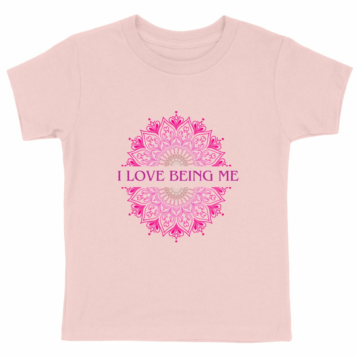 I Love Being Me Mandala: Kid's T-Shirt