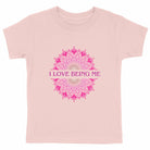 I Love Being Me Mandala: Kid's T-Shirt