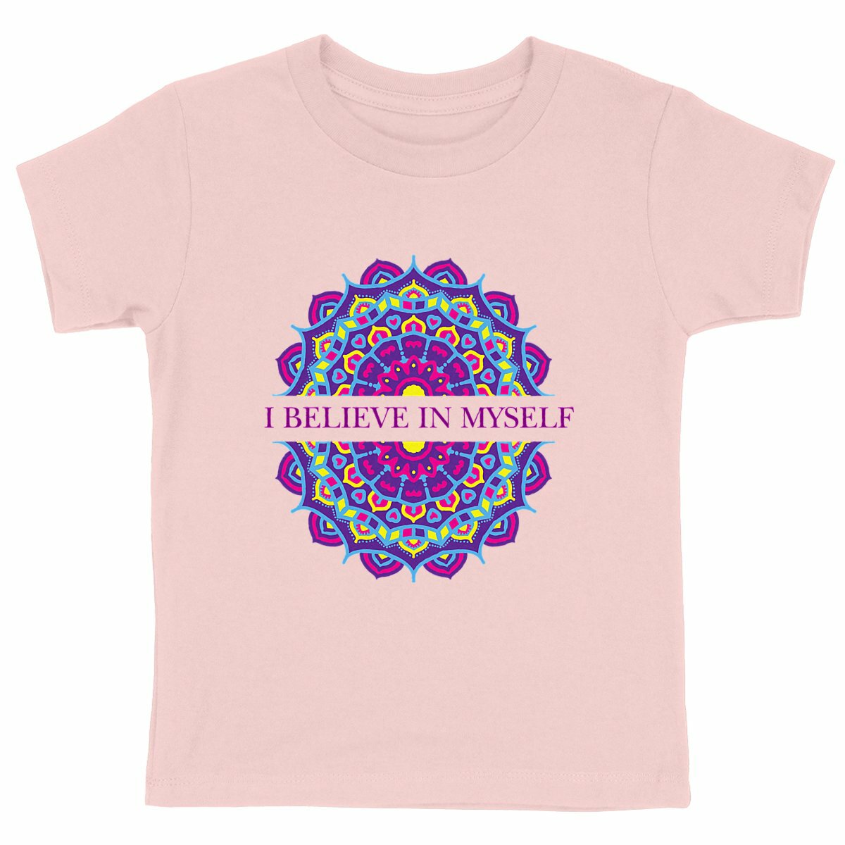 I Believe In Myself Mandala: Kid's T-Shirt