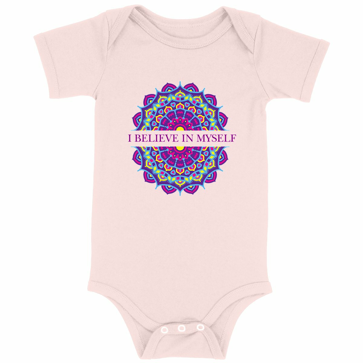 I Believe In Myself Mandala: Baby Onesie