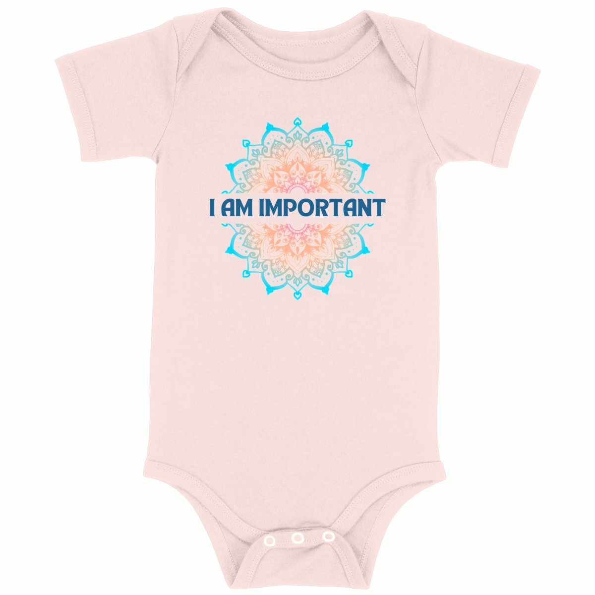 I Am Important Mandala: Baby Onesie