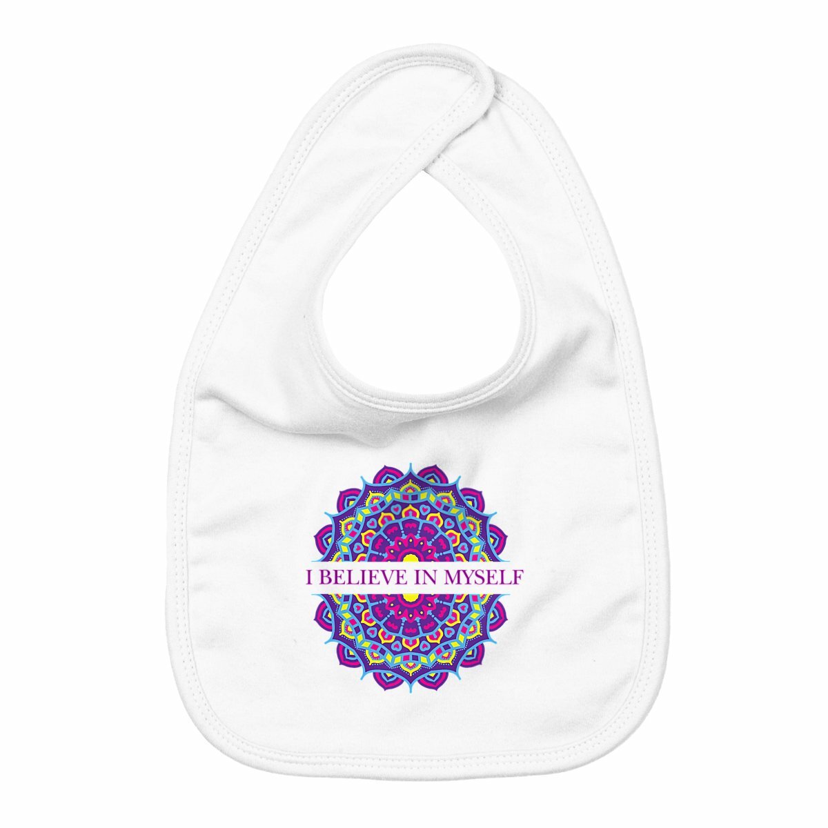 I Believe In Myself Mandala: Baby Bib