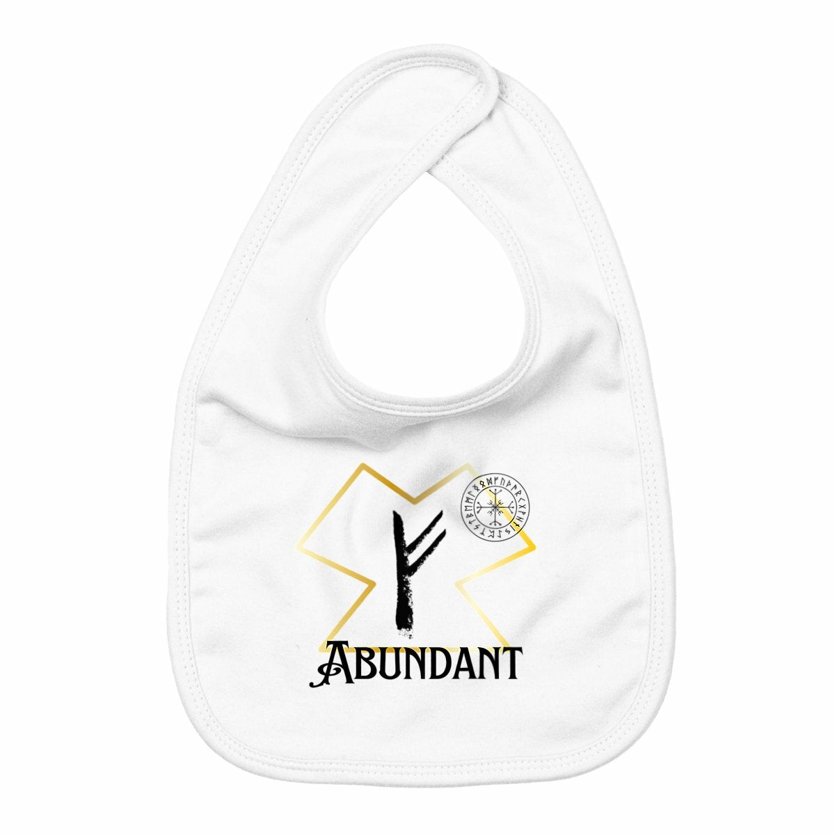 Abundant Viking Rune: Baby Bib