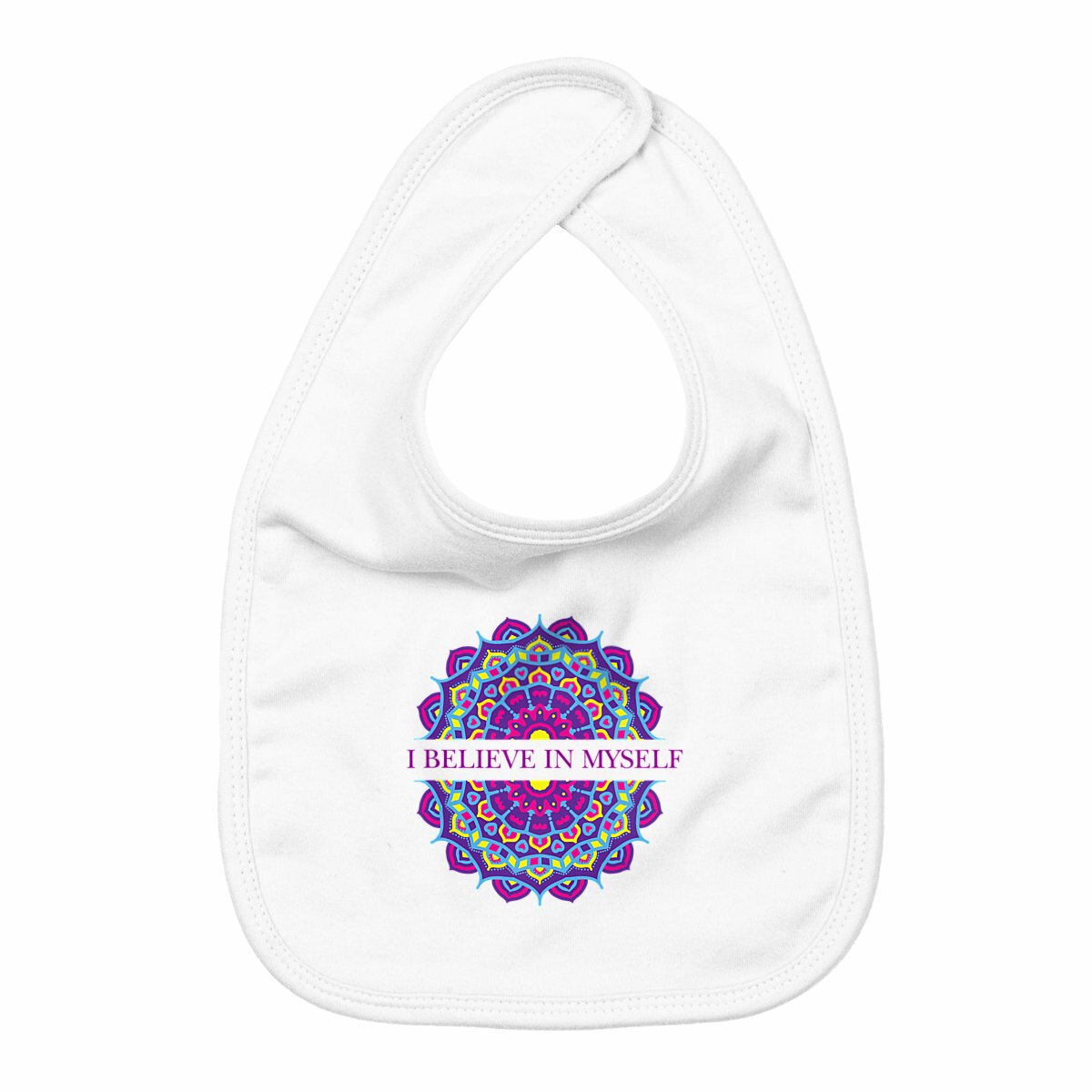 I Believe In Myself Mandala: Baby Bib