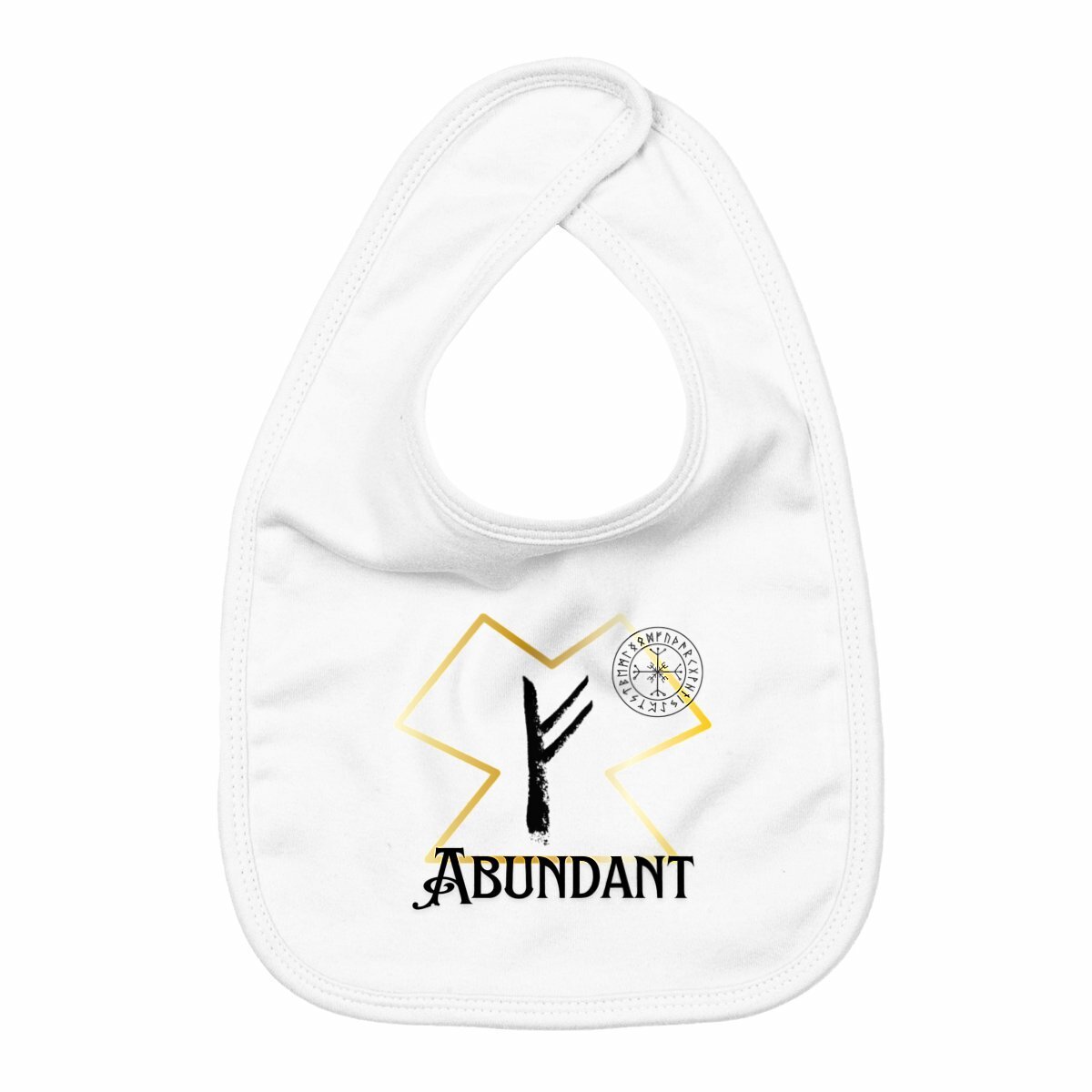 Abundant Viking Rune: Baby Bib