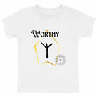 Worthy Viking Rune: Kid's T-Shirt