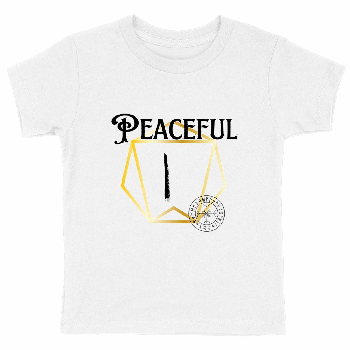 Peaceful Viking Rune: Kid's T-shirt