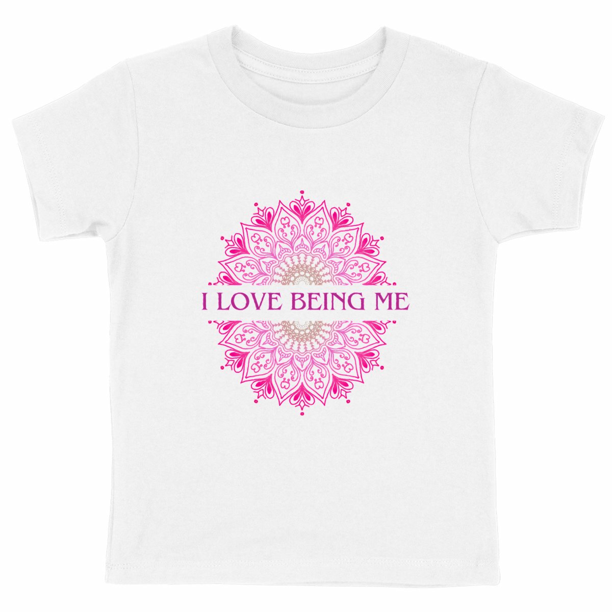 I Love Being Me Mandala: Kid's T-Shirt